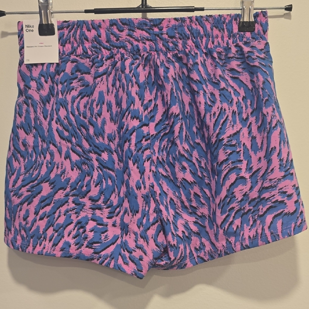 Nike Kids's Athletic Shorts in Pink and Blue Size Large Nwt - Picture 3 of 6